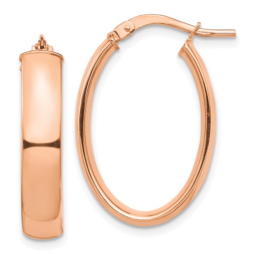 14k-rose-gold-high-polished-5mm-oval-hoop-earrings-SolomonJeweler-Wichita-KS-CustomJewelry