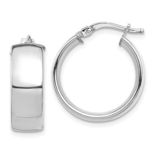 14k-white-gold-high-polished-7mm-hoop-earrings-SolomonJeweler-Wichita-KS-CustomJewelry