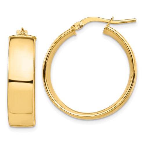 14k-high-polished-7mm-hoop-earrings-SolomonJeweler-Wichita-KS-CustomJewelry