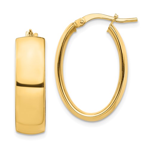14k-high-polished-7mm-oval-hoop-earrings-SolomonJeweler-Wichita-KS-CustomJewelry