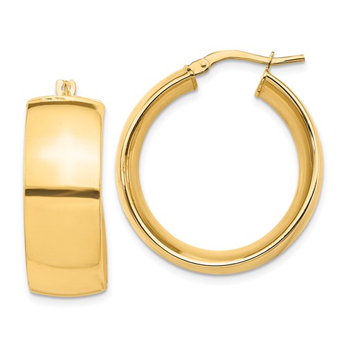14k-high-polished-small-10mm-hoop-earrings-SolomonJeweler-Wichita-KS-CustomJewelry