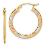 14k-w-white-and-rose-rhodium-diamond-cut-hoop-earrings-SolomonJeweler-Wichita-KS-CustomJewelry