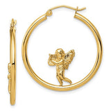 14k-with-angel-hoop-earrings-SolomonJeweler-Wichita-KS-CustomJewelry