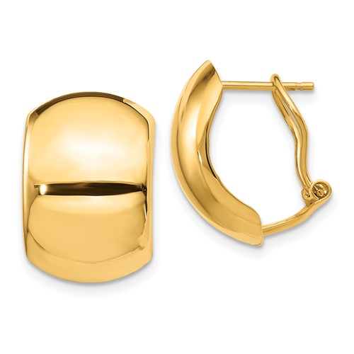 14k-polished-omega-back-earrings-SolomonJeweler-Wichita-KS-CustomJewelry