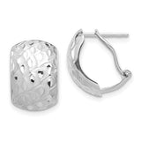 14k-white-gold-textured-omega-back-earrings-SolomonJeweler-Wichita-KS-CustomJewelry