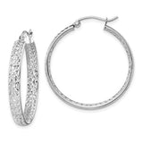 14k-white-gold-diamond-cut-in-out-hoop-earrings-SolomonJeweler-Wichita-KS-CustomJewelry