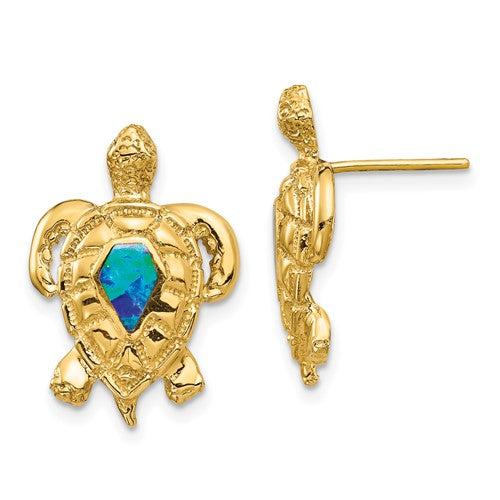 14k-created-opal-turtle-post-earrings-SolomonJeweler-Wichita-KS-CustomJewelry