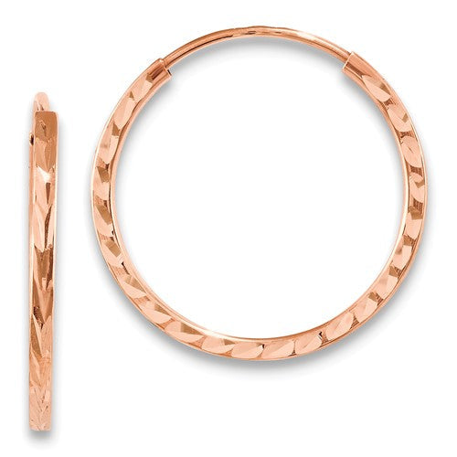 14k-rose-gold-1-60mm-d-c-square-tube-endless-hoop-earrings-SolomonJeweler-Wichita-KS-CustomJewelry