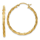 14k-polished-2-5mm-twisted-hoop-earrings-SolomonJeweler-Wichita-KS-CustomJewelry