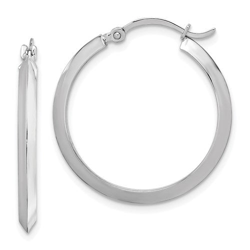 14k-polished-white-gold-hoop-earrings-SolomonJeweler-Wichita-KS-CustomJewelry
