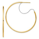 14k-two-tone-large-2x45mm-d-c-wire-polished-hoop-earrings-SolomonJeweler-Wichita-KS-CustomJewelry