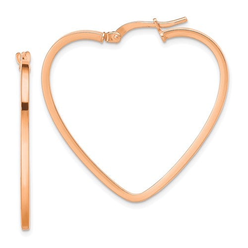 14k-rose-gold-polished-heart-hoop-earrings-SolomonJeweler-Wichita-KS-CustomJewelry