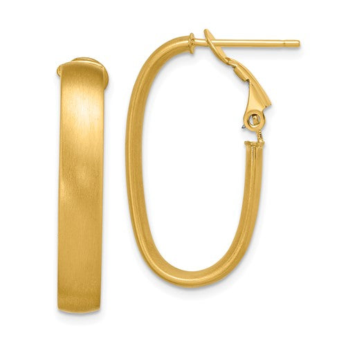 14k-satin-oval-omega-back-hoop-earrings-SolomonJeweler-Wichita-KS-CustomJewelry