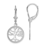 14k-white-gold-tree-of-life-in-round-frame-leverback-earrings-SolomonJeweler-Wichita-KS-CustomJewelry