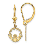 14k-polished-claddagh-leverback-earrings-SolomonJeweler-Wichita-KS-CustomJewelry