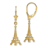 14k-3-d-eiffel-tower-leverback-earrings-SolomonJeweler-Wichita-KS-CustomJewelry