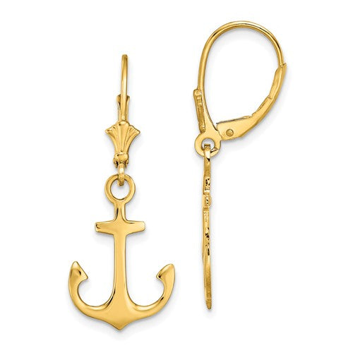 14k-2-d-polished-anchor-leverback-earrings-SolomonJeweler-Wichita-KS-CustomJewelry
