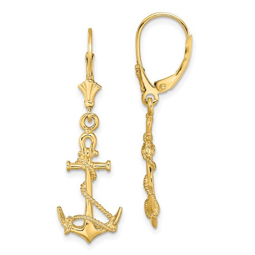14k-3-d-anchor-w-shackle-and-entwined-rope-leverback-earrings-SolomonJeweler-Wichita-KS-CustomJewelry