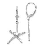 14k-white-gold-dancing-starfish-leverback-earrings-SolomonJeweler-Wichita-KS-CustomJewelry