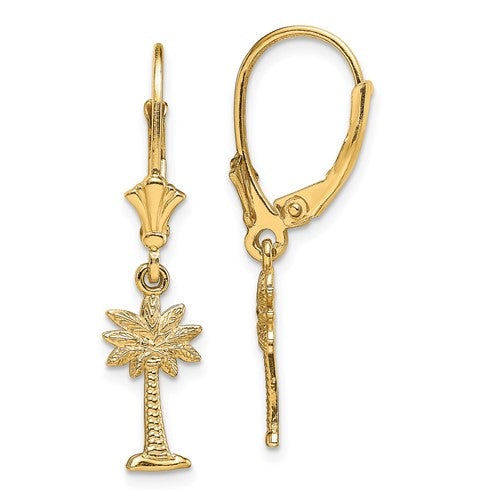 14k-mini-palmetto-palm-tree-leverback-earrings-SolomonJeweler-Wichita-KS-CustomJewelry
