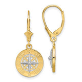 14k-w-rhodium-mini-nautical-compass-leveback-earrings-SolomonJeweler-Wichita-KS-CustomJewelry