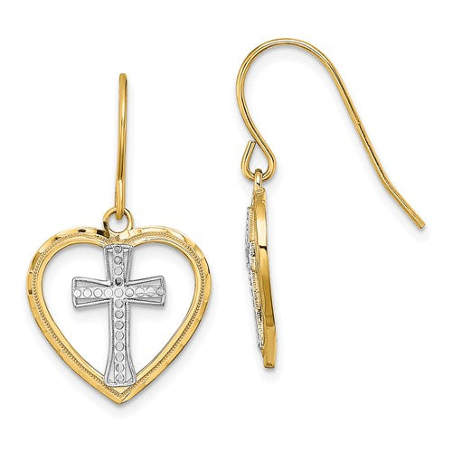 14k-w-rhodium-cross-in-center-heart-earrings-SolomonJeweler-Wichita-KS-CustomJewelry