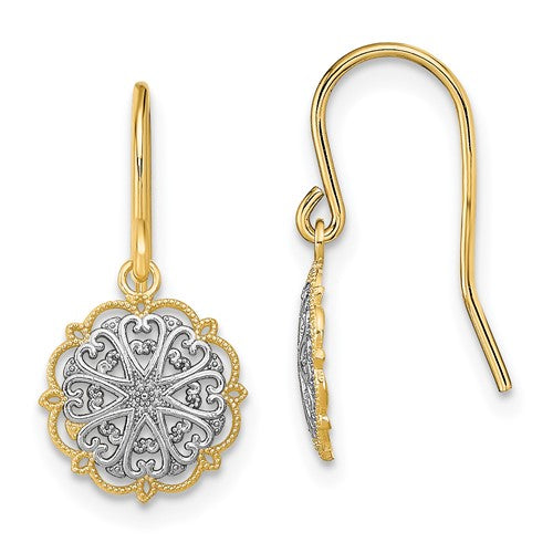 14k-and-rhodium-fancy-dangle-wire-earrings-SolomonJeweler-Wichita-KS-CustomJewelry