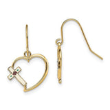 14k-w-enamel-cross-heart-dangle-earrings-SolomonJeweler-Wichita-KS-CustomJewelry