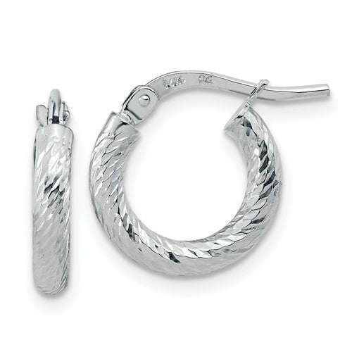 14k-white-gold-polished-diamond-cut-2-4mm-hoop-earrings-SolomonJeweler-Wichita-KS-CustomJewelry