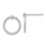 14k-white-gold-polished-d-c-twisted-circle-post-earrings-SolomonJeweler-Wichita-KS-CustomJewelry