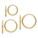 14k-polished-endless-hoop-3-piece-set-SolomonJeweler-Wichita-KS-CustomJewelry