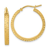 14k-polished-satin-diamond-cut-fancy-hoop-earrings-SolomonJeweler-Wichita-KS-CustomJewelry