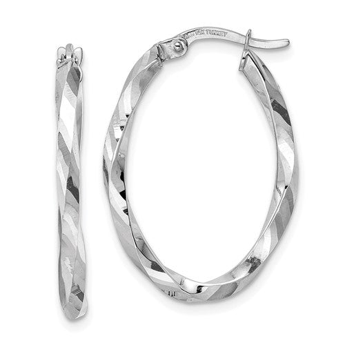 14k-white-gold-polished-2-5x20x29mm-oval-hoop-earrings-SolomonJeweler-Wichita-KS-CustomJewelry