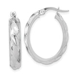 14k-white-gold-polished-and-twisted-oval-hoop-earrings-SolomonJeweler-Wichita-KS-CustomJewelry