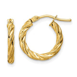 14k-polished-textured-twisted-hoop-earrings-SolomonJeweler-Wichita-KS-CustomJewelry