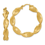 14k-polished-greek-satin-twisted-hoop-earrings-SolomonJeweler-Wichita-KS-CustomJewelry