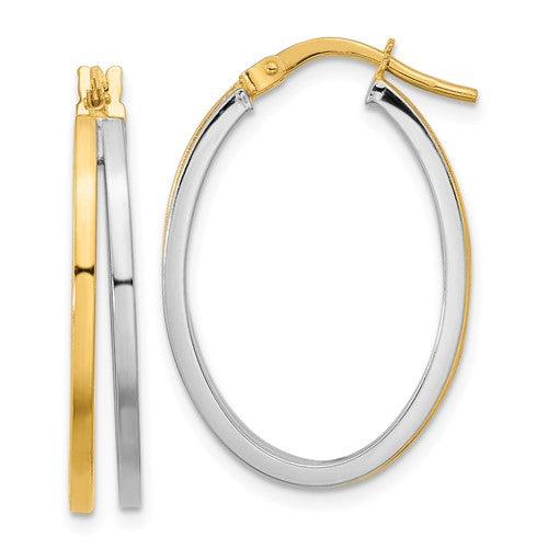 14k-two-tone-polished-oval-double-hoop-earrings-SolomonJeweler-Wichita-KS-CustomJewelry
