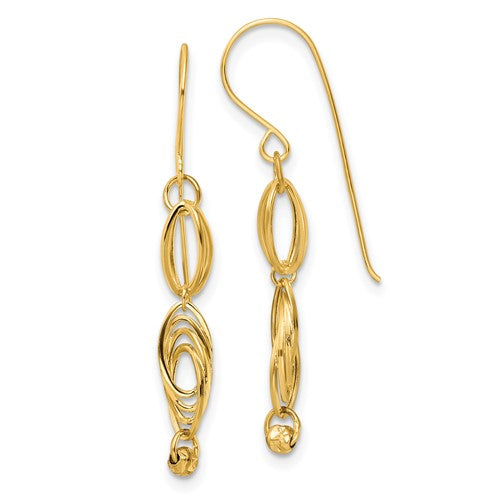 14k-oval-link-dangle-earrings-SolomonJeweler-Wichita-KS-CustomJewelry