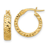 14k-polished-4mm-diamond-cut-hoop-earrings-SolomonJeweler-Wichita-KS-CustomJewelry