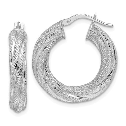 14k-white-gold-4-7mm-textured-twisted-round-hoop-earrings-SolomonJeweler-Wichita-KS-CustomJewelry
