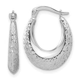 14k-white-gold-polished-and-diamond-cut-hoop-earrings-SolomonJeweler-Wichita-KS-CustomJewelry