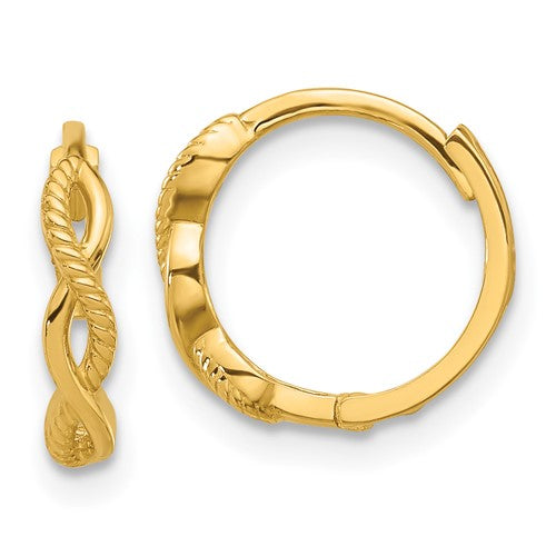14k-polished-and-textured-braided-hinged-hoop-earrings-SolomonJeweler-Wichita-KS-CustomJewelry