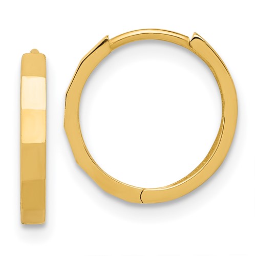 14k-polished-and-diamond-cut-hinged-hoop-earrings-SolomonJeweler-Wichita-KS-CustomJewelry