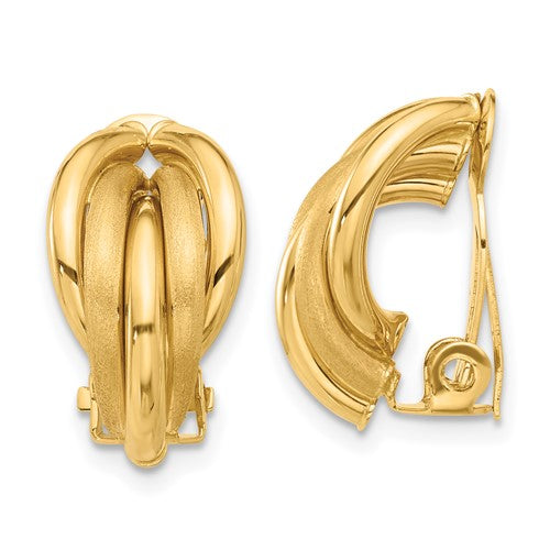 14k-polished-and-satin-omega-clip-non-pierced-earrings-SolomonJeweler-Wichita-KS-CustomJewelry
