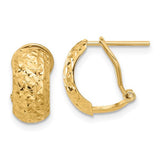 14k-polished-and-diamond-cut-omega-back-earrings-SolomonJeweler-Wichita-KS-CustomJewelry