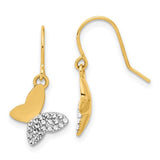 14k-and-white-rhodium-d-c-butterfly-dangle-earrings-SolomonJeweler-Wichita-KS-CustomJewelry