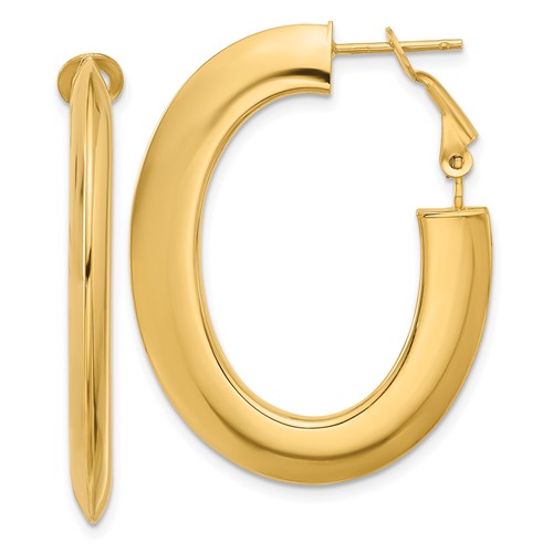 14k-polished-knife-edge-oval-hoop-omega-back-earrings-SolomonJeweler-Wichita-KS-CustomJewelry