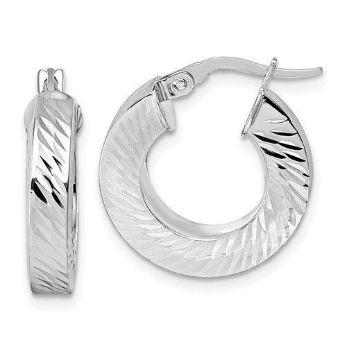 14k-w-white-rhodium-polished-diamond-cut-square-tube-hoop-earrings-SolomonJeweler-Wichita-KS-CustomJewelry