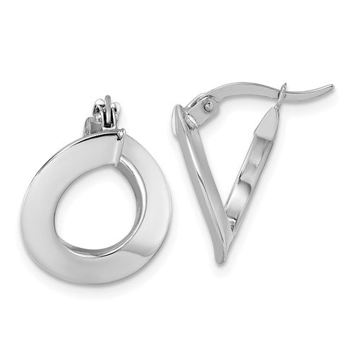 14k-white-gold-polished-twisted-oval-hoop-earrings-SolomonJeweler-Wichita-KS-CustomJewelry