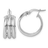 14k-with-white-rhodium-polished-triple-row-hoop-earrings-SolomonJeweler-Wichita-KS-CustomJewelry